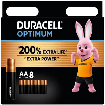 Батарейка Duracell Optimum LR6/AA 8шт