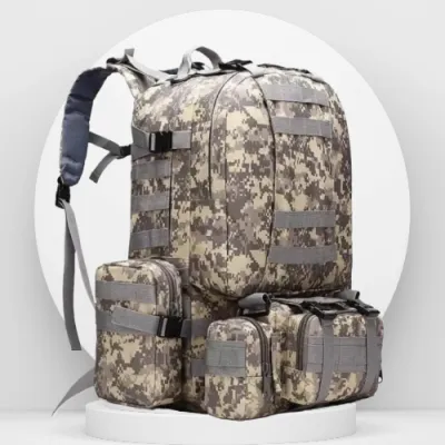 Рюкзак Тактический с подсумками B08 Pixel 55L 8143