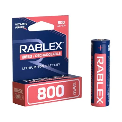 Аккумулятор Rablex 18650, 800mAh 3.7v
