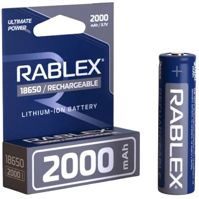 Аккумулятор Rablex 18650 Li-ion 2000mAh 3.7v