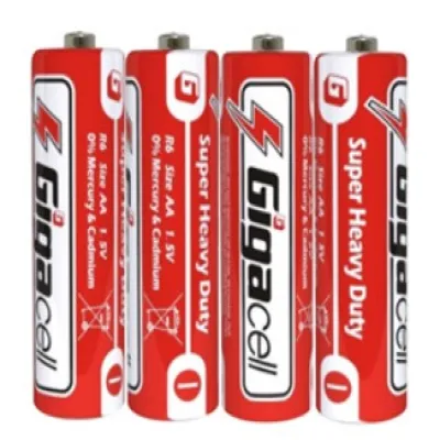 Батарейка Gigacell R6, AA, техника, солевая