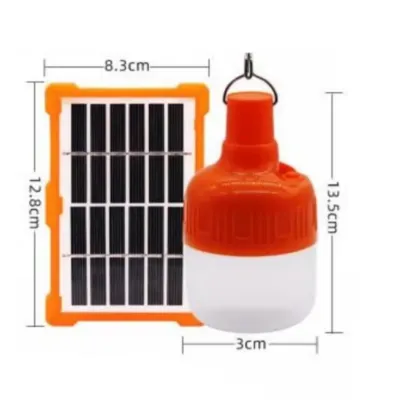 Фонарь для кемпинга GR-015 80W, аккумулятор, солнечная панель