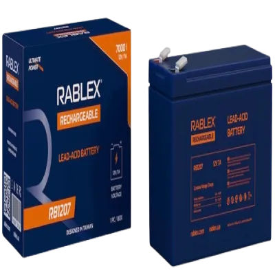 Аккумуляторная батарея Rablex 12V 7Ah (RB1207), свинцово-кислотная (SLA)