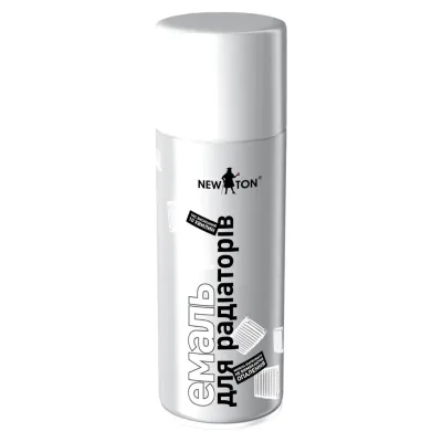 Аерозольна фарба для автомобіля New Ton для радіаторів біла, 400 мл (000000663)