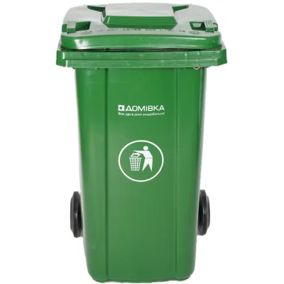 Контейнер для сміття Домівка 100L-A Зелений 100 л (000033130)