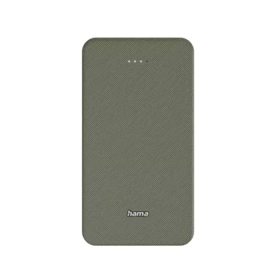 Батарея універсальна Hama 20000mAh, 15W/5V/3A, USB-C, USB-A, green (00201716)