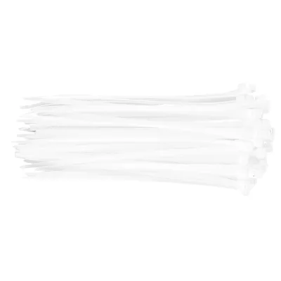 Стяжка Neo Tools 75шт, пластик, 4.8x200мм, біла (01-607)