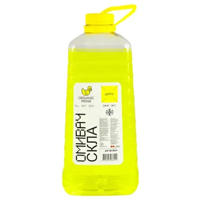 Омивач автомобільний ORGANIC PRINK -30 °С "Цитрус" 3 л (013031)
