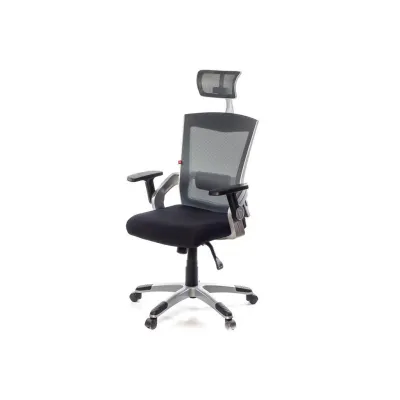 Офісне крісло Аклас Прима PL HR ANF Серое (08173)