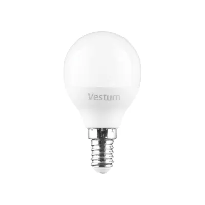 Лампочка Vestum G45 6W 4100K 220V E14 (1-VS-1203)