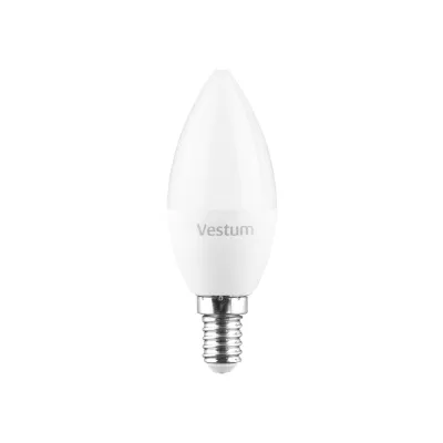 Лампочка Vestum LED C37 6W 3000K 220V E14 (1-VS-1304)
