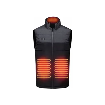 Жилет з підігрівом Thermalli Chatel чорний/сірий XL (10100505-01XL)