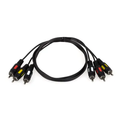 Кабель мультимедійний 3xRCA M to 3xRCA M 5.0m Atcom (10713)