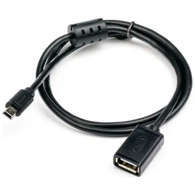 Перехідник OTG USB 2.0 AF to Mini 5P 0.8m Atcom (12821)