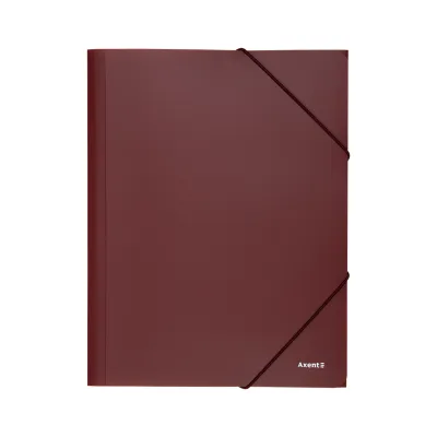 Папка на резинках Axent A4 500 мкм burgundy (1508-04-A)