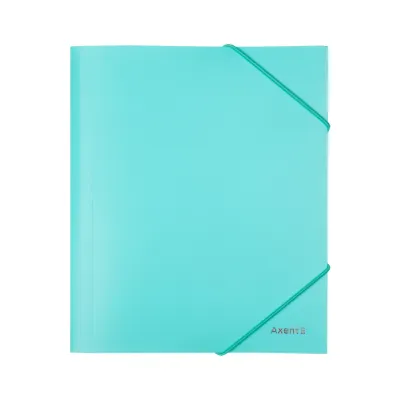 Папка на резинках Axent A5 410 мкм Pastelini mint (1514-18-A)
