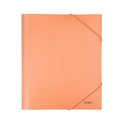 Папка на резинках Axent A5 410 мкм Pastelini peach (1514-42-A)