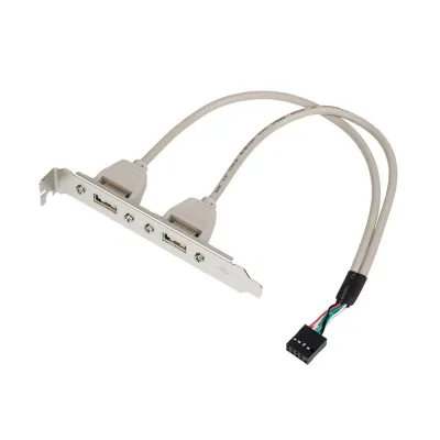 Кабель для передачі даних косичка (для системної плати), 2xUSB 2.0 Atcom (15257)