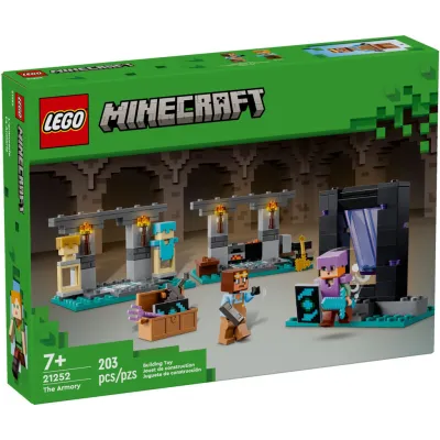 Конструктор LEGO Minecraft Зброярня 203 деталей (21252)