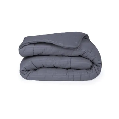 Ковдра MirSon зимова Шовкова Супер Тепла №9003 Eco Light Gray 200x220 см (2200005993514)