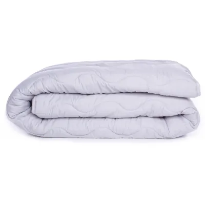 Ковдра MirSon антиалергенна EcoSilk всесезонна №9007 Eco Light Gray 155x215 см (2200005994344)