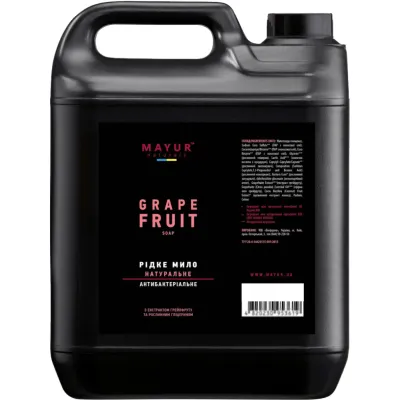 Рідке мило Mayur Антибактеріальне Грейпфрут 5 л (2200200118750)