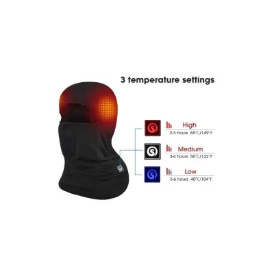 Балаклава з підігрівом 2E Shadow Black L (2E-HBSWL-BK)