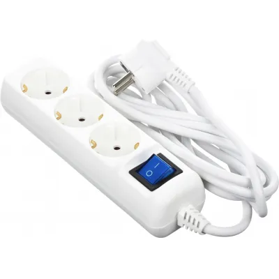 Мережевий подовжувач 2E 3xSchuko, 1.5м (2E-U03ESM1.5)