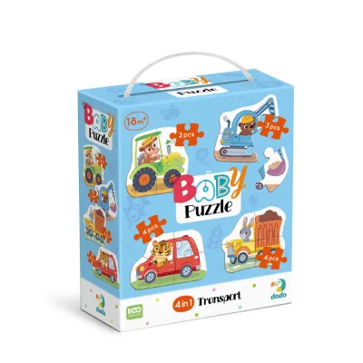 Пазл DoDo 4 в 1 Baby puzzle. Транспорт (300685)