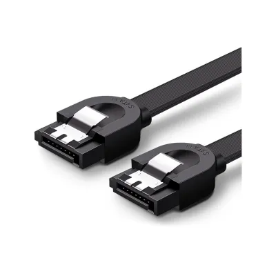 Кабель для передачі даних SATA 3 Data Cable 0.5m US217 Black Ugreen (30796)
