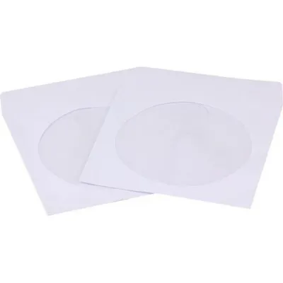 Конверт до диска RIDATA paper + window (100-pack) (3135635/INS-D044/RPB-CD100)