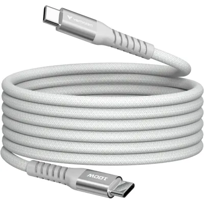 Дата кабель USB-C to USB-C 1.2m Magnetic 100W gray Verbatim (31854)