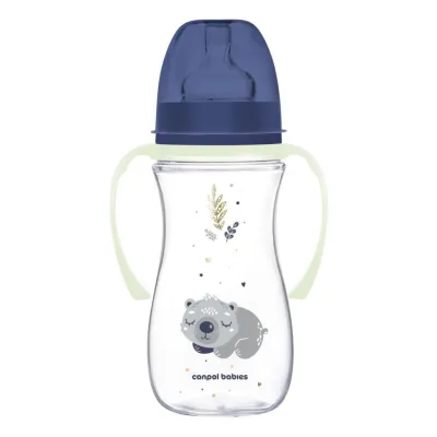 Пляшечка для годування Canpol babies Easystart Sleepy Koala 300 мл блакитна (35/238_blu)