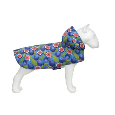 Дощовик для тварин WAUDOG Clothes Накидка з капюшоном Інжир M (357-4053)