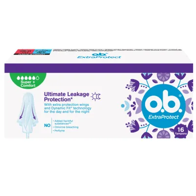 Тампони o.b. ExtraDefence Super+ Comfort 16 шт. (3574661467719/3574661626079)