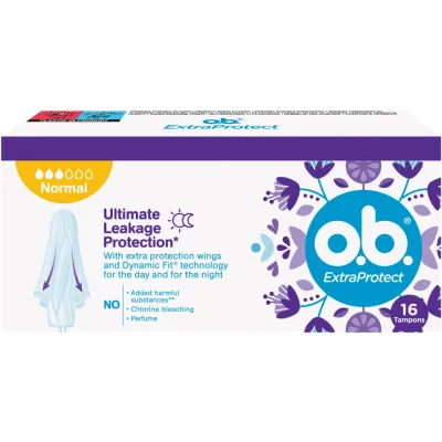 Тампони o.b. ExtraDefence Normal 16 шт. (3574661467726/3574661626055)