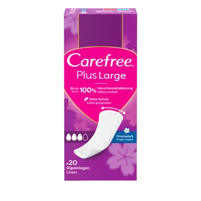 Щоденні прокладки Carefree Plus Large Fresh 20 шт. (3574661606231/3574661487564)