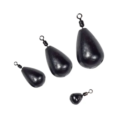 Грузило DS Джиг-ріг з вертлюгом чорний 2г (7 шт/уп) (3981.05.92)