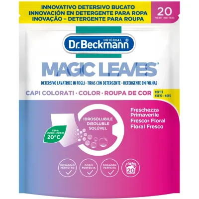 Серветки для прання Dr. Beckmann Magic Leaves Для кольорових тканин 20 шт. (4008455584614)