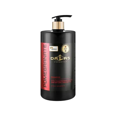 Шампунь Dalas Cosmetics Pomegranate Shampoo З олією гранатових кісточок і натуральною кокосовою олією 1000 г (4262396141637/4823128000174)