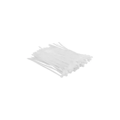 Стяжка Top Tools біла, 2.5x100 мм, пластик, 100 шт. (44E950)