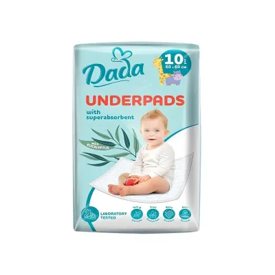 Пелюшки для малюків Dada 60*60 см 10 шт (4810174981532/4820174981532)