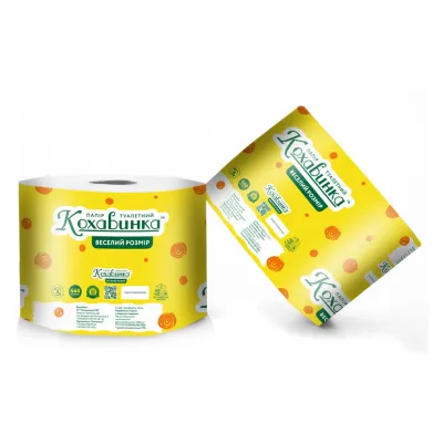 Туалетний папір Кохавинка Веселий розмір 1 шар 1 рулон (4820032450309)