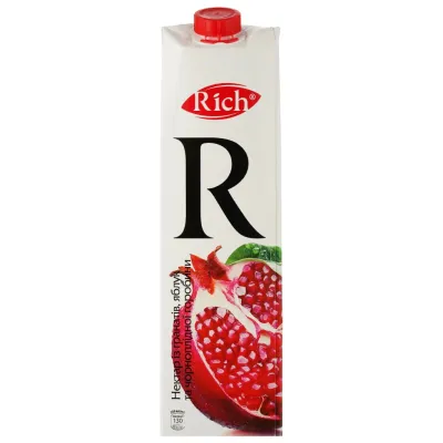 Сік Rich Гранатовий нектар освітлений 1 л (4820039352743)