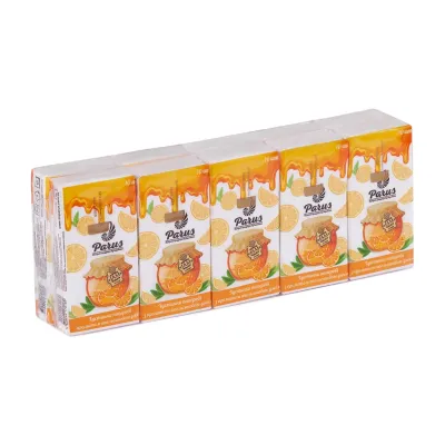 Серветки косметичні Parus Абрикос 2 шари 10 шт. х 10 пачок (4820044170189)
