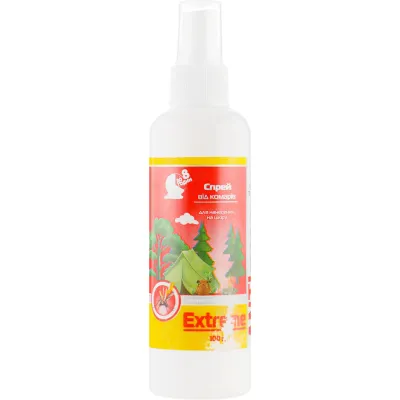 Спрей від комах Anti mosquito Extreme від комарів 100 мл (4820055141406)