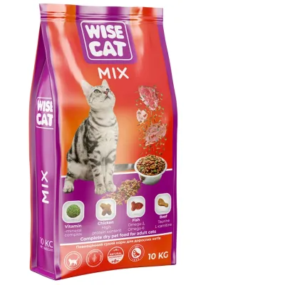 Сухий корм для кішок Wise Cat Mix 400 г (4820111141692)