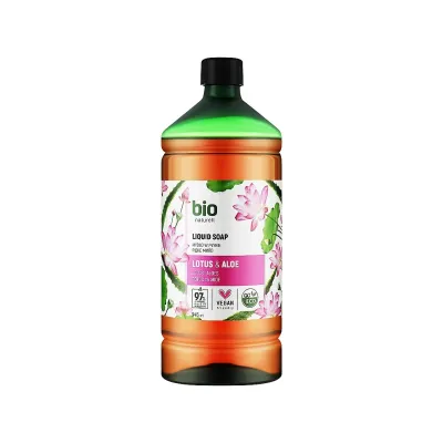 Рідке мило Bio Naturell Lotus & Aloe Liquid Soap Лотос та алое запаска 946 мл (4820168434501)