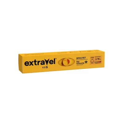 Браслет від комах Extravel Kids Від комарів зі змінним картриджем (4820184441552)