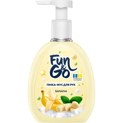 Мило-пінка Fun&Go Banana 300 мл (4820204701802)